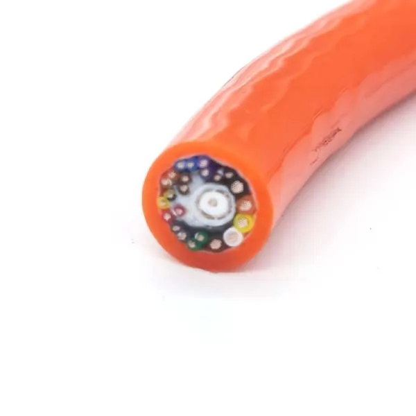 Multicore Flexible CCTV Detection Pipeline Inspection Robot Cable