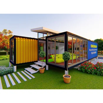 Modular House for Camp portable homes building mobile villas sea shipping container house luxury with bathroom plans