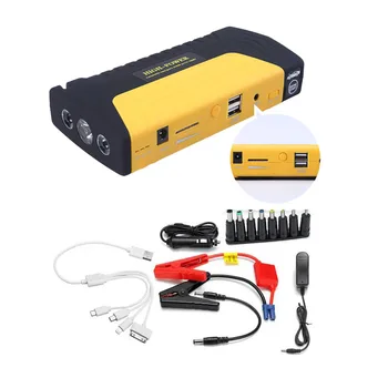 Large Capacity Emergency Use Convenient Charge Battery Booster Portable Car Jumpstart Powerbank Power Bank Jump Starter For Car