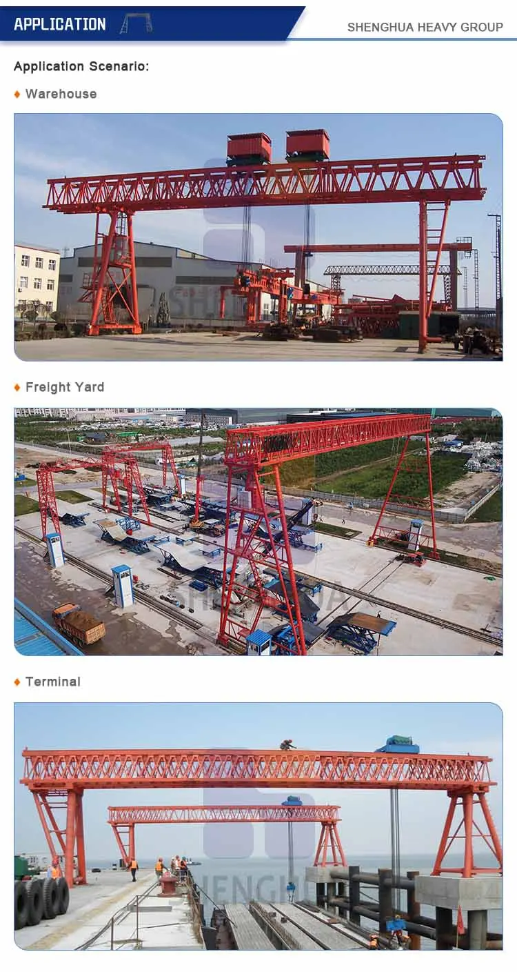 10 Ton 20 Ton 30 Ton Outdoor Single Beam Truss Gantry Crane For Lifting ...