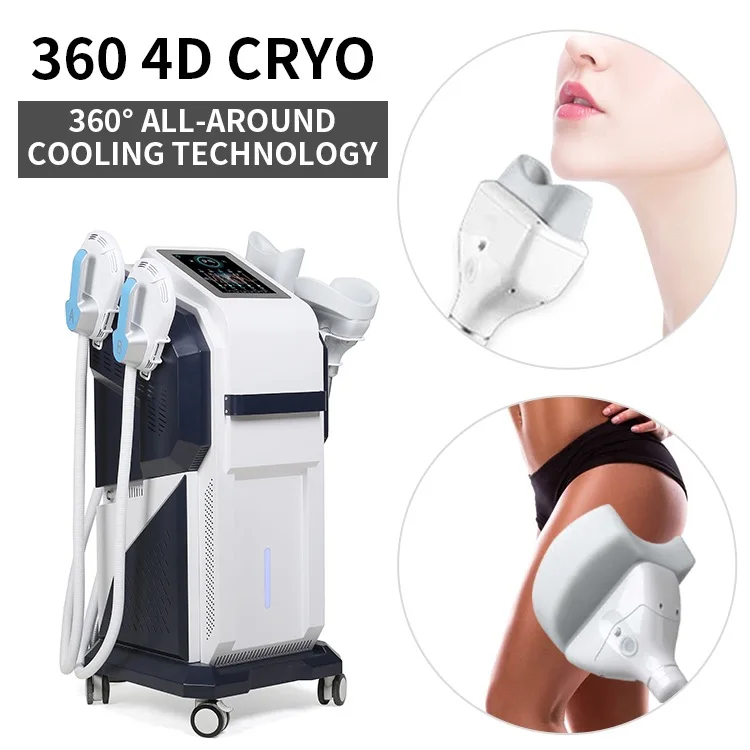 2024 2 I 1 Cryo + EMS og Body Slimming Slimming Muscle Building 360 Cryo Cool Body Shaping Cryoterapy Machine