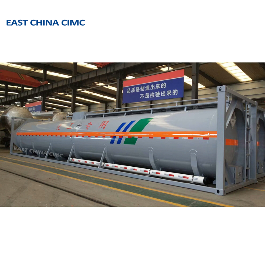 Lng Cng Iso Tanker 40ft Cng Tank Containers For Cryogenic Pressure