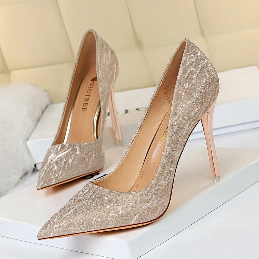 Vrouwen Sexy Pumps Hoge Hakken Schoenen Dames Mode Bruiloft Schoenen  Party Zomer Comfortabele Hight Hakken Dess schoen