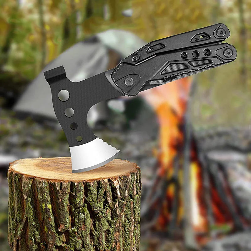 Most Popular Hammer Camping Portable Multi-function Tool Knife Survival axe With Pliers