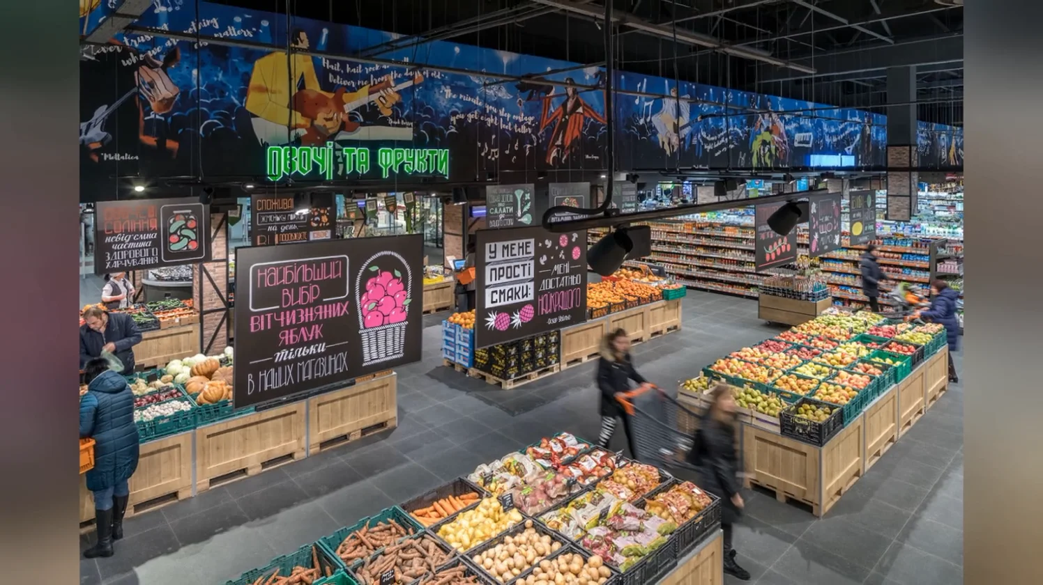 retail interior designer supermarket shelf store display grocery