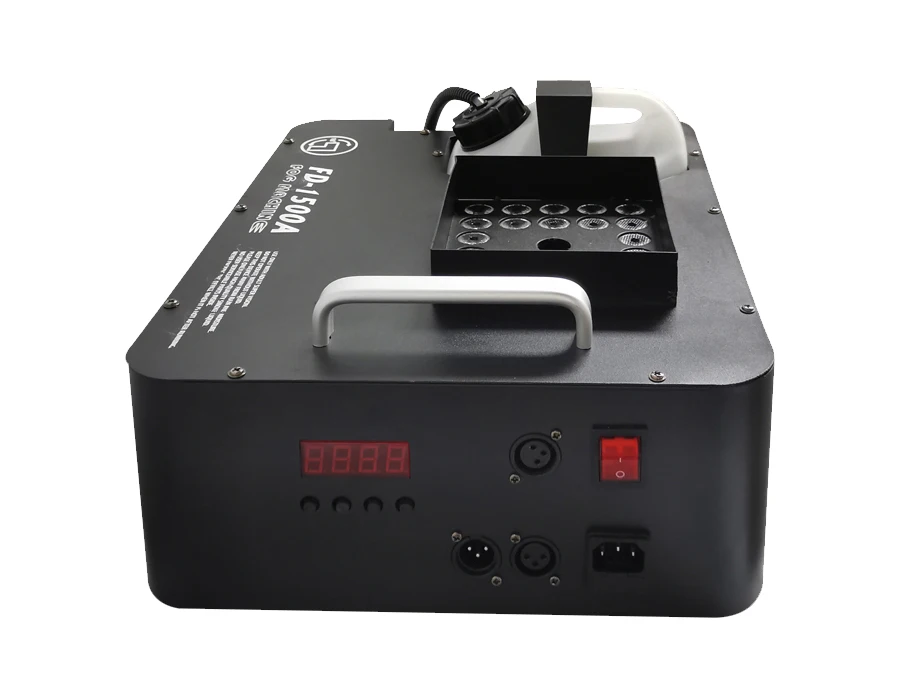 Macchina del fumo da 1500 W DMX RGB 24 LED Effetto luce da palco Spruzzatore verticale remoto_voghion.com