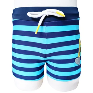 Wholesale Beachwear Swimwear for Kids Cute Cartoon Baby Boy Swim Trunks Quick Dry Children's Swim Short Pants with Drawstring