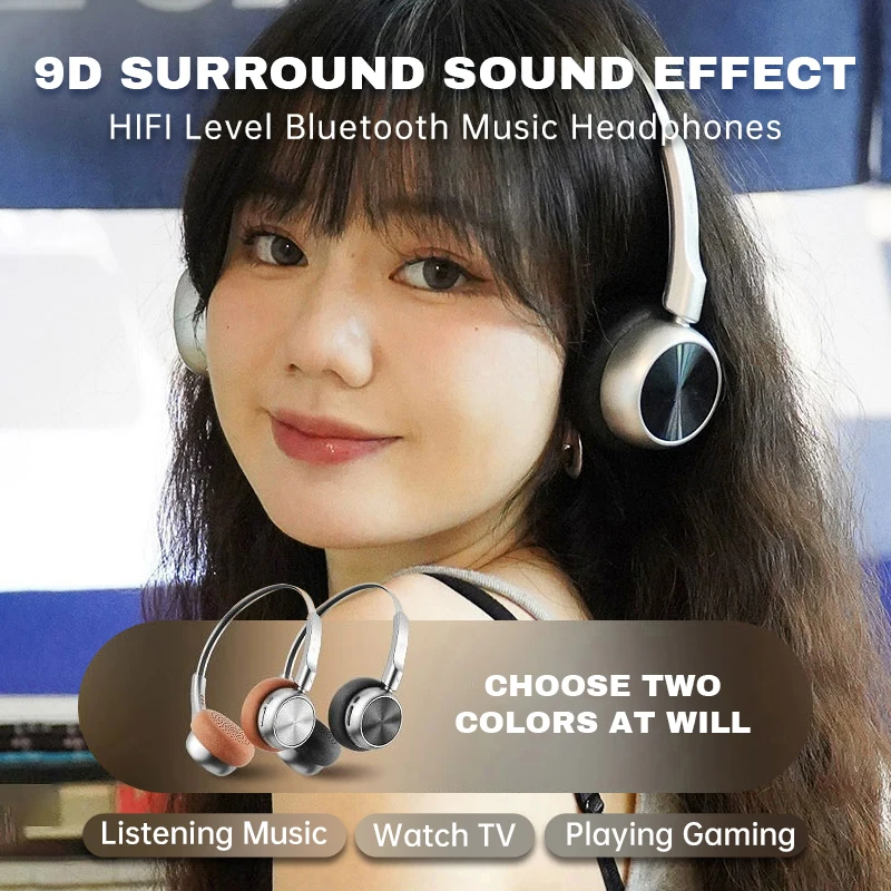 BH7 Bluetooth Headphones Wireless Gaming Noise Cancelling