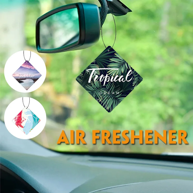 Printing Logo Fragrance Air Fresheners Design Car Hanging Paper