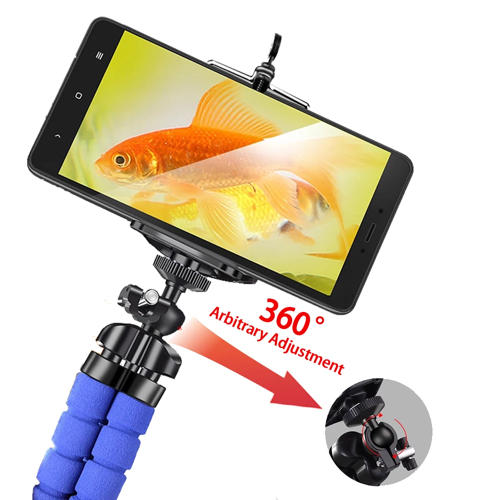 Octopus Celular Portable Mini Tripod for Phone Cameras