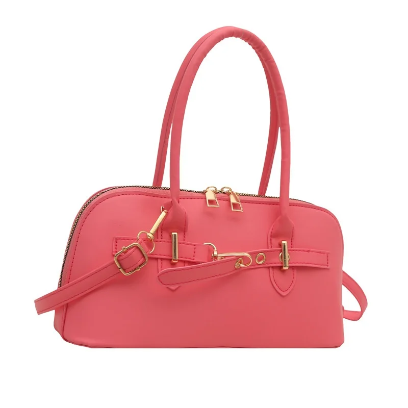 Designer Brand Handbags Women's Casual Fashion Candy Color PU Leather Underarm Ladies Single Shoulder Crossbody Tote Handbag