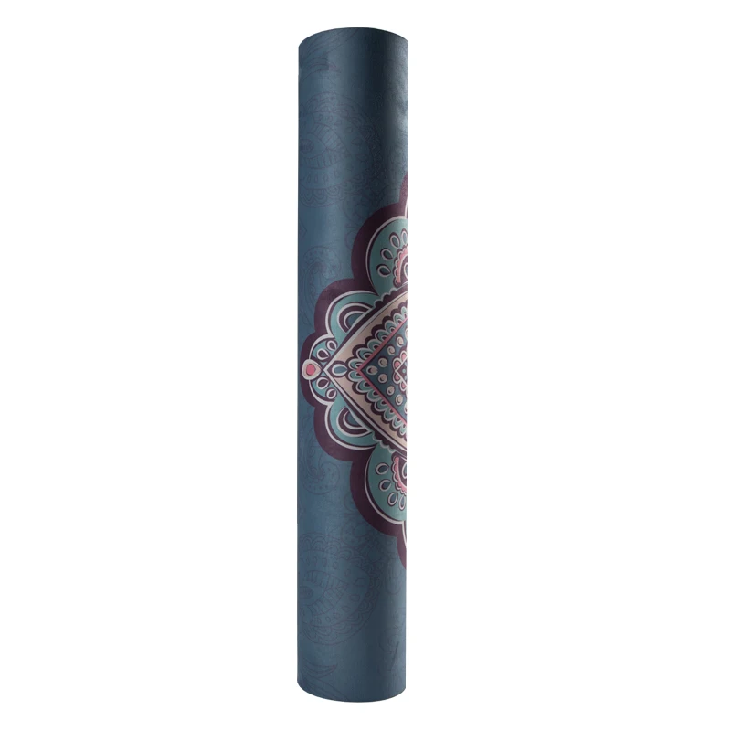 High quality 80cm custom printing non slip eco friendly suede tpe extra large yoga mat