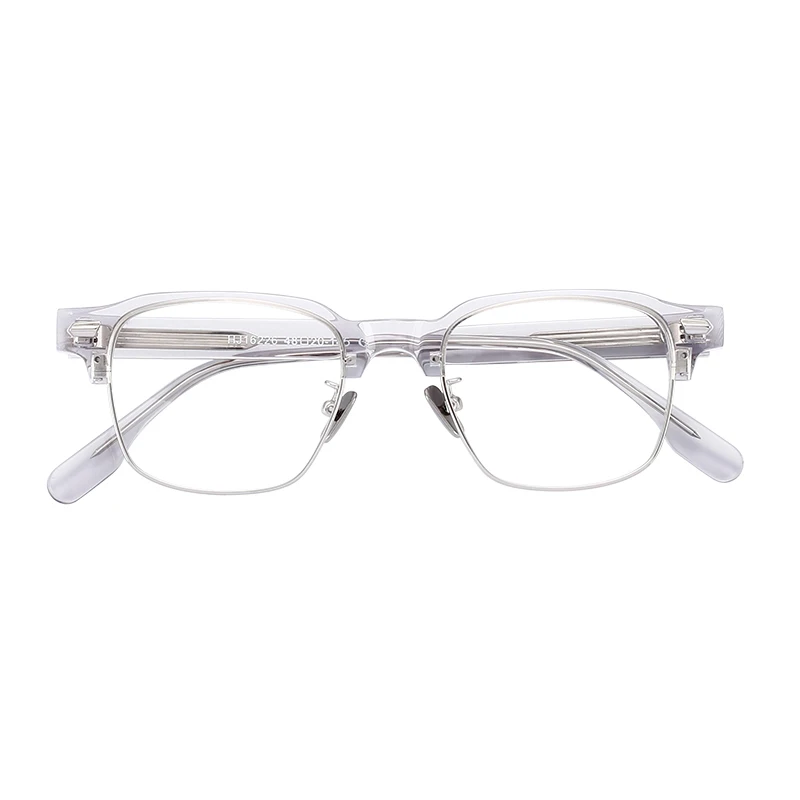 Vintage Square Clear Acetate Eye Glasses Eyeglasses Multicolor Spectacle  Optical Frames