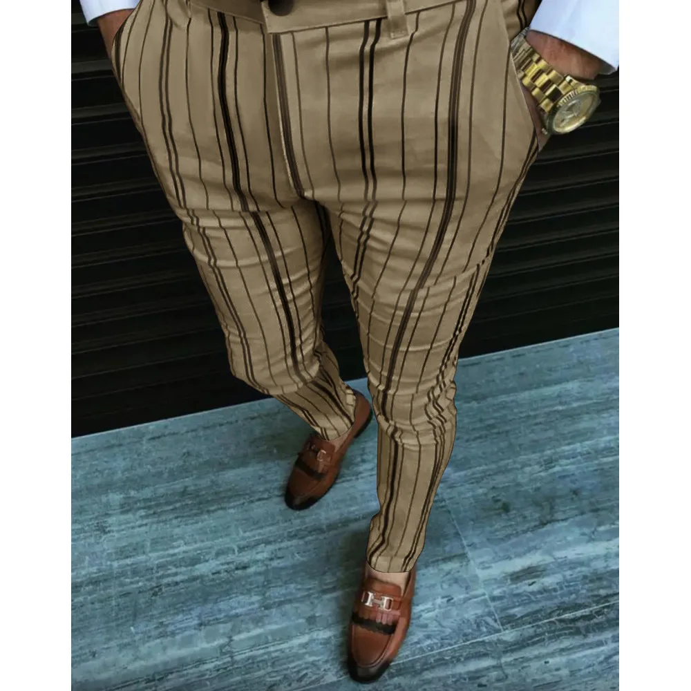 Factory Wholesale Man White Khaki Green Slim Fit Striped Men's Cargo  Trousers / Pants - Buy Men's Trousers,Men Cargo Trouser,Man Trousers /  Pants Product on 