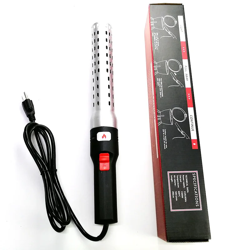 electric barbecue lighter for charcoal barbecue and fireplace