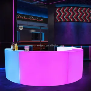 Rechargeable Remote Controlled Glowing Mobile Bar Colorful Led Bar
