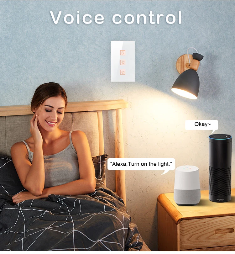 Домашняя Автоматизация Alexa пульт дистанционного управления 10A электрического тока беспроводной вкл/выкл Wi-Fi Умный Выключатель питания для потолочного вентилятора света