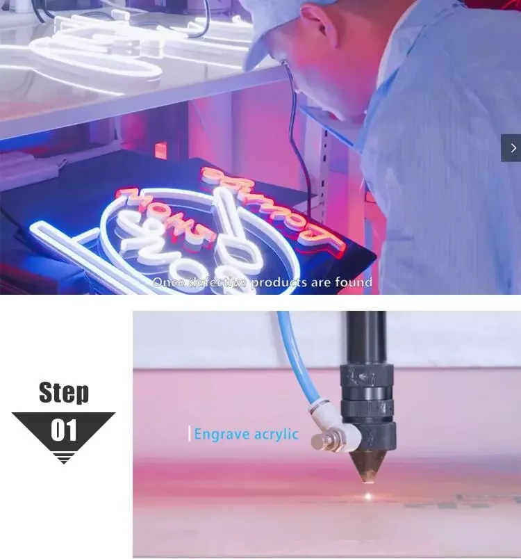 Free Design Fast Delivery Custom Led Light Neon Sign No Moq