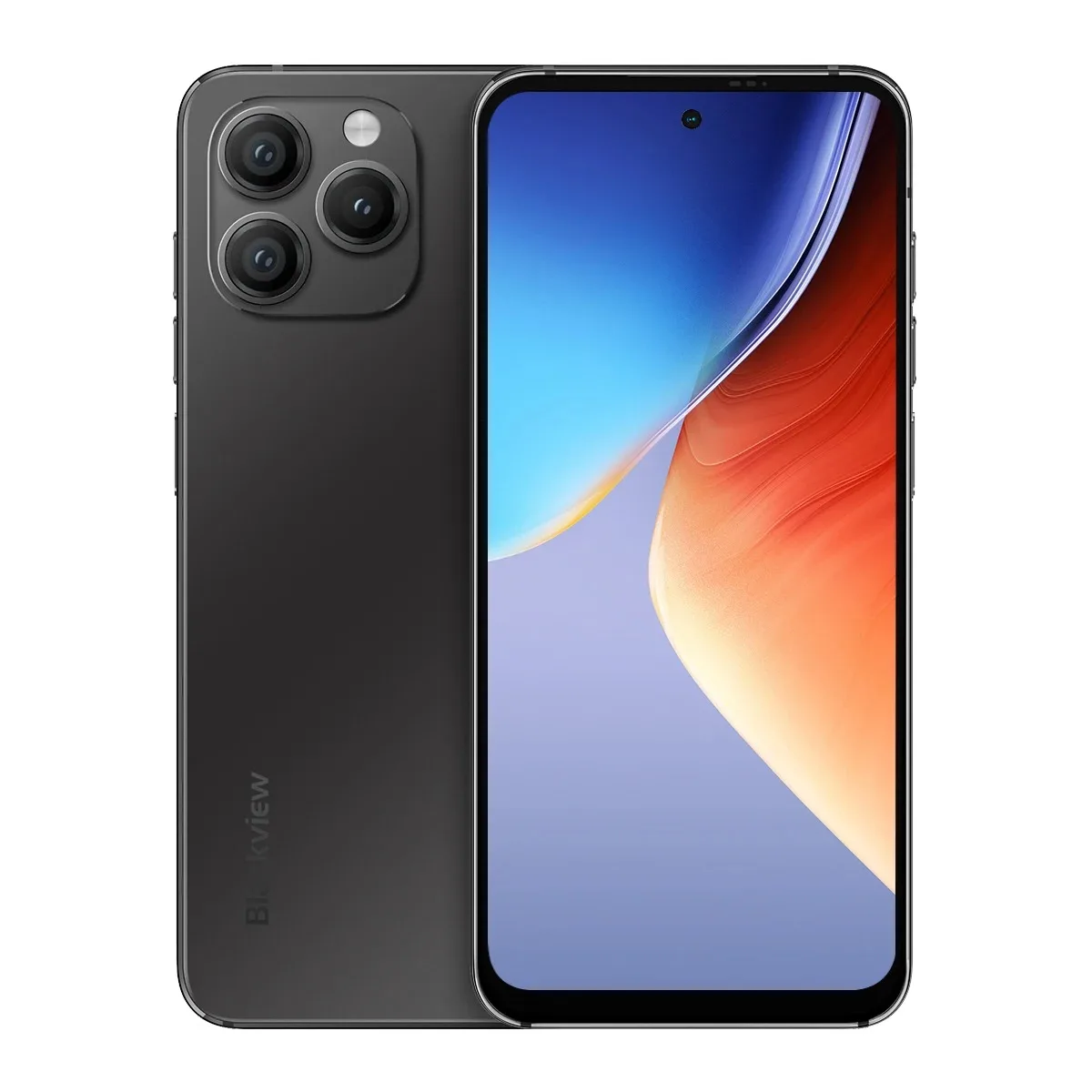 美品 Blackview A96 スマートフォン 本体 オブシディアンブラック Blackview A96 4G Dual SIM NFC Smartphones 24GB+256GB Helio G99