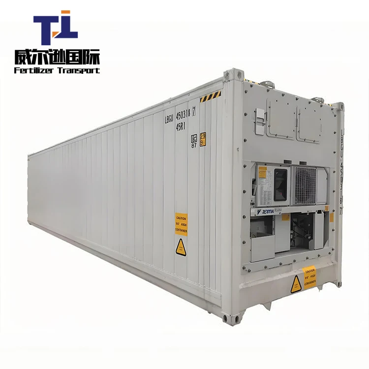 40ft Steel Reefer Container Freezer for Storing Meat and Food at Sea ...