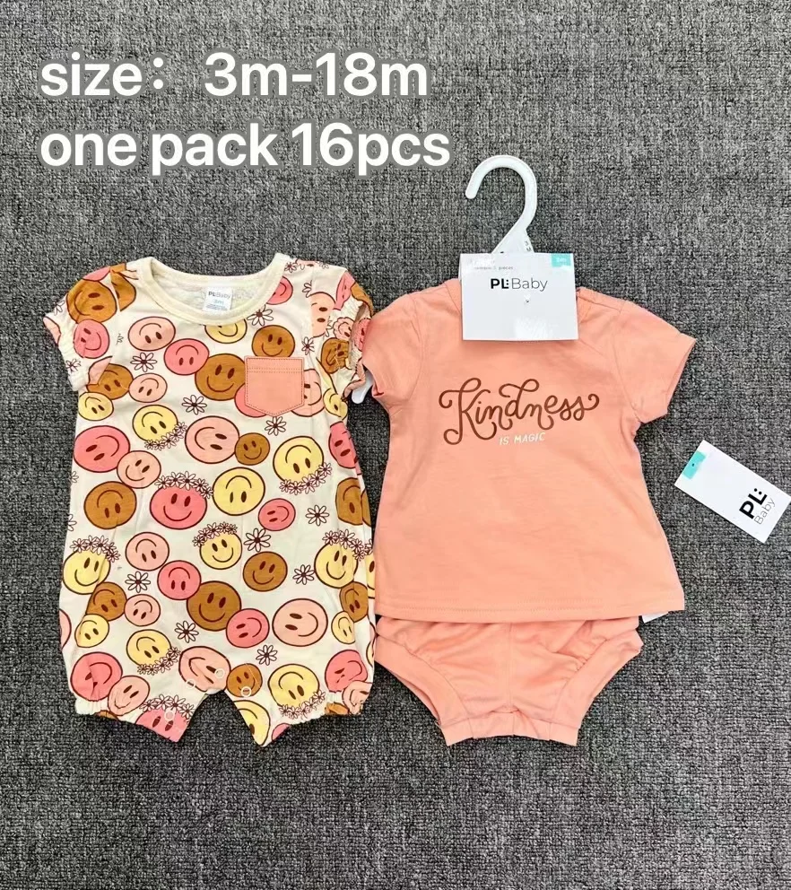 Brand New Wholesale Apparel Stock New Born Boys Clothes 024m Spring