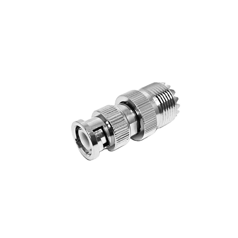 Manufacturer  RFvoton Bnc Male Plug to  UHF PL258  Jack Female Straight Rf Coaxial Connector Adaptor Adapter