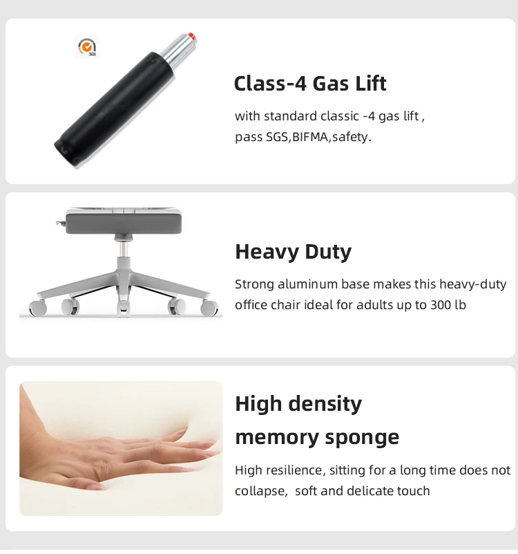 Qulomvs Ceo Executive Office Chair Ergonomic Mesh Chair With Footrest And Back Support Buy