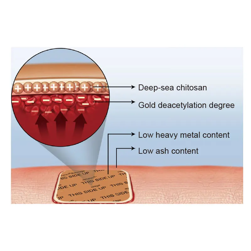 A-Shield Combat Quick Clot Hemostatic Dressing Hemostatic Powder Absorbable Hemostatic Sponge