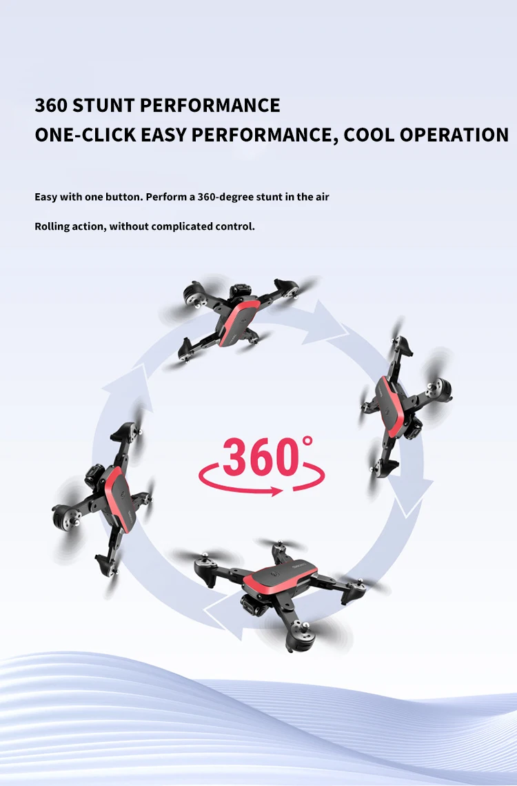 S8000 Rc Big Optical Flow Drone 4k Dual Camera 360 Rollover Wifi Fpv