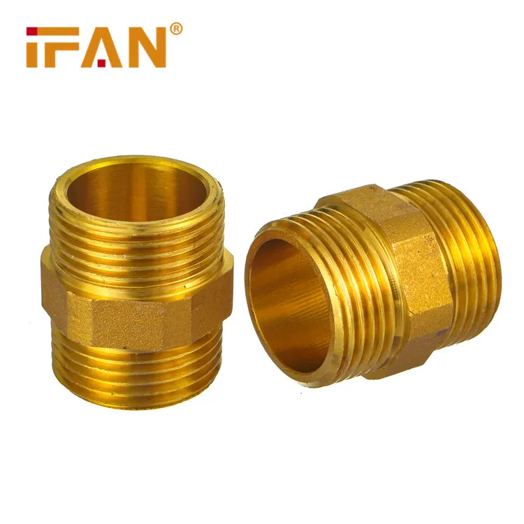 Ifan Good Quality 3 Way Tube Connector Copper Pipe Fittings Brass Tee For Plumbing Pipe And Pex