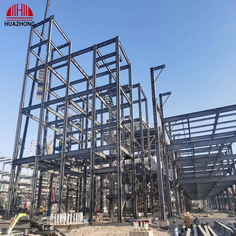 Prefab Workshop Steel Structure Durable Office Building with Light Fabrication for Commercial Use