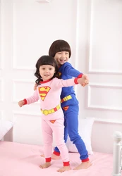 2021 пижамный комплект, 100% хлопок, осенняя одежда для сна с мультяшным принтом, пижамные комплекты для детей