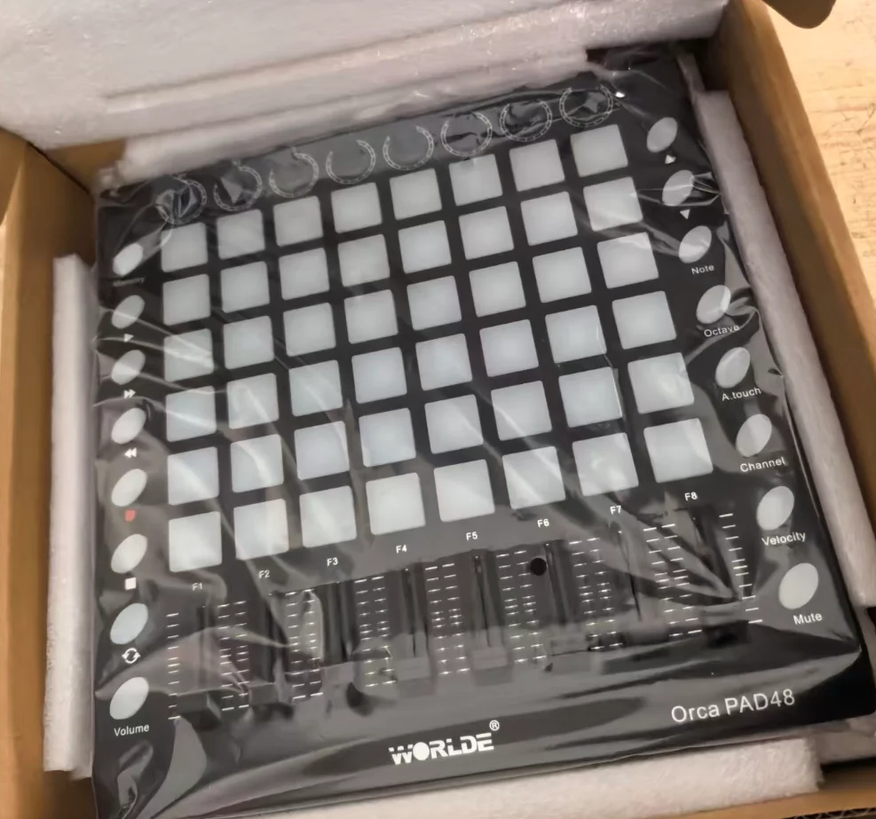 ORCA PAD48 PRO MIDI Pad Controller 48 Backlit Pads with DAW