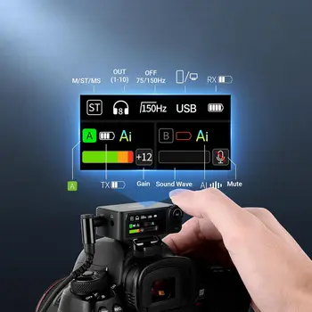 NEEWER CM36 Wireless Lavalier Microphone detail image