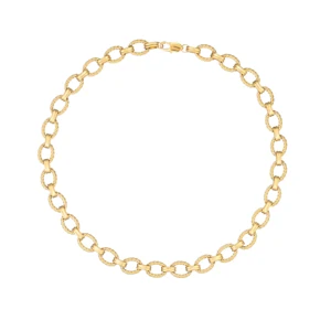 2026 High Quality Personalized Stainless Steel Zinc Alloy Butterfly Openwork Round Design Necklaces Hiphop Style Chains