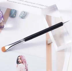 French crimped brushes set for art nail brush Pure Kolinsky Acrylic Nail Brush for Manicure Powder