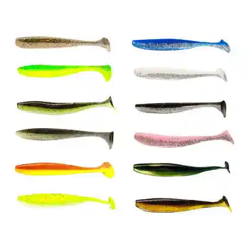 High Quality 4.2g 10-Color Soft Fishing Lure T-Tail Soft Bait Paddle for Ocean Boat River Lake Stream Fishing – Soft Lure – view 4