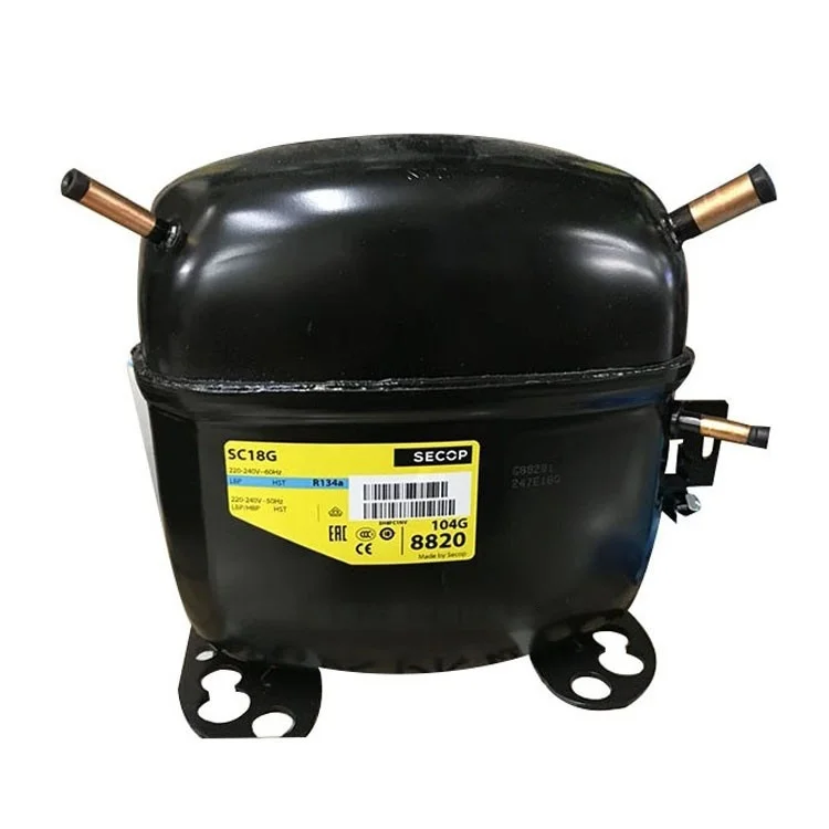 New 1/3 HP 110V Household Stainless Steel Refrigerator Parts Energy Saving Copper Compressor for Hotels