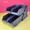 Brown four-compartment combination shelf