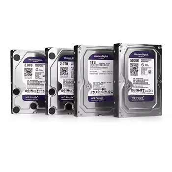 Western 500GB 1TB 2TB 3TB 4TB 6TB 8TB Digital Purple Hard Drive Sata Cache 3.5" HDD Hard Drive Western 500GB