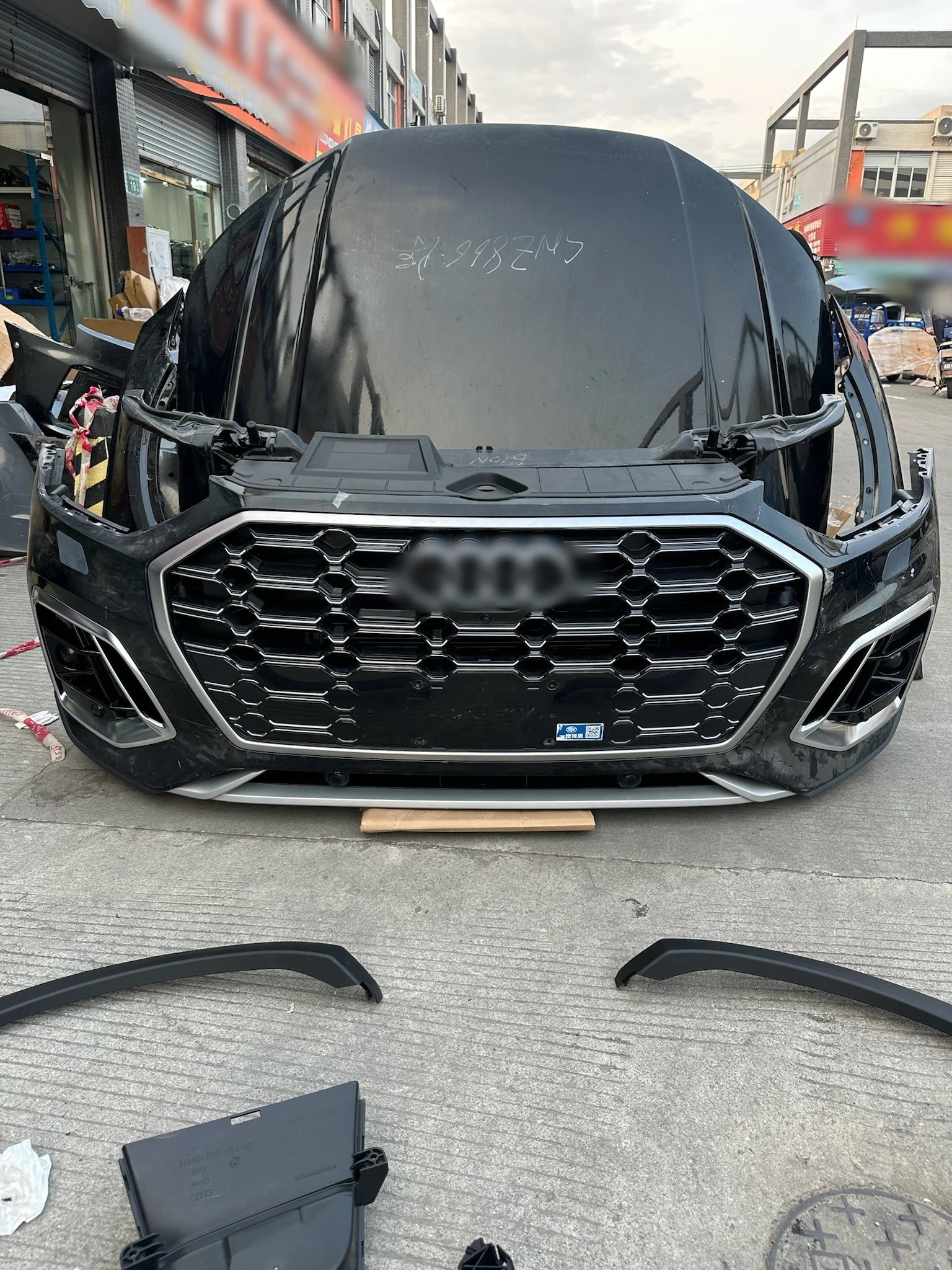 2021-2023 for Audi Q5 RSQ5 Auto Performance Parts Set High Quality Durable Plastic Front & Rear Bumpers & Grille Body Kit