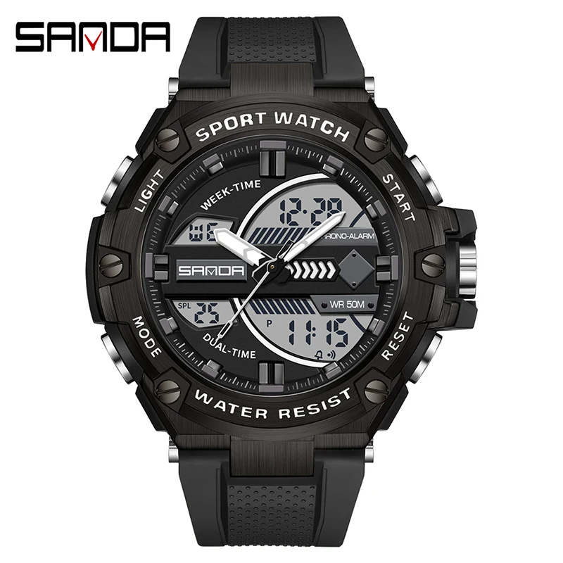 SANDA 3185 G Style Men's Watch Waterproof Shock Resistant