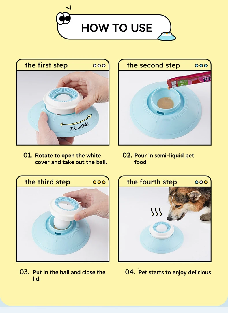 New Dog Toy Leaky Food Toy Play Spin Licking Music Toy Clean Tongue Fur Sniff Tslow Food manufacture