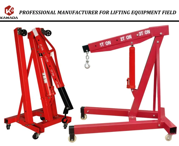 3t 2ton 1ton Mini Mobile Crane Portable Pickup Truck Folding Crane ...