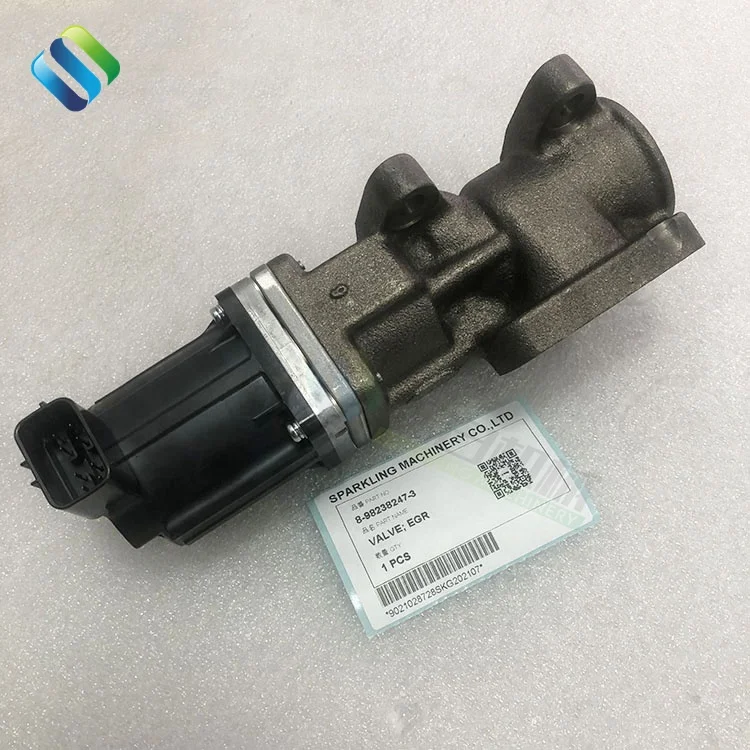 9MA-CHANHJ3年4ヶ月分1/3 8-98238247-3 EGR Valve for 4HK1 6HK1 Engines - High Quality