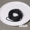 Water dyed black