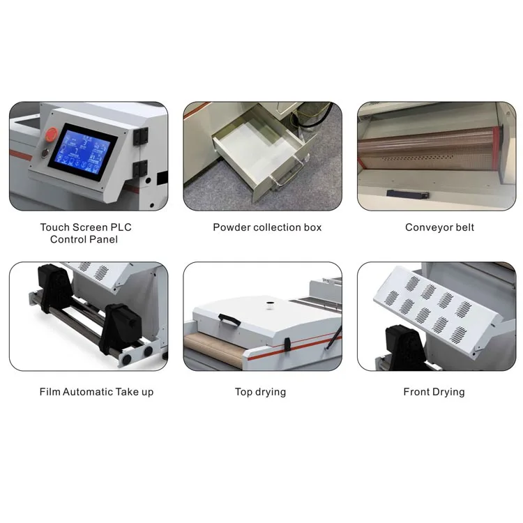 White ink DTF Digital Printer are capable of printing to cotton, silk,  polyester, denim and more than 90% fabric