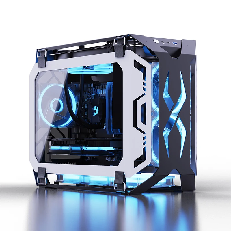 Lovingcool Gaming Chassis - Open Style with Tempered Glass
