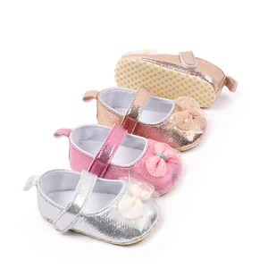 Hot Selling Bling Design Soft Sole Cheap Baby Girl Shoes Newborn Infant Shoes for Girls