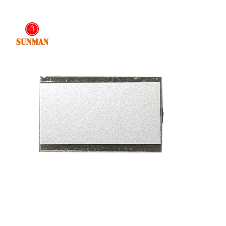 Customized lcd conductive zebra strip sillicon rubber 7-segment-lcd clock tn display